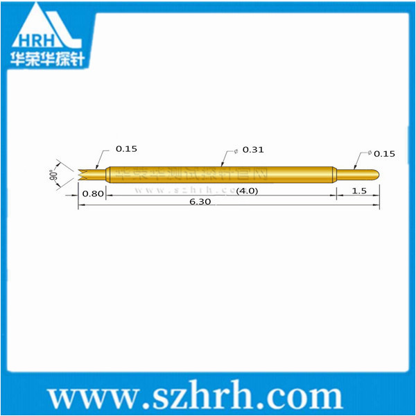 031-UJ-6.3L，華榮華雙頭測(cè)試探針廠家